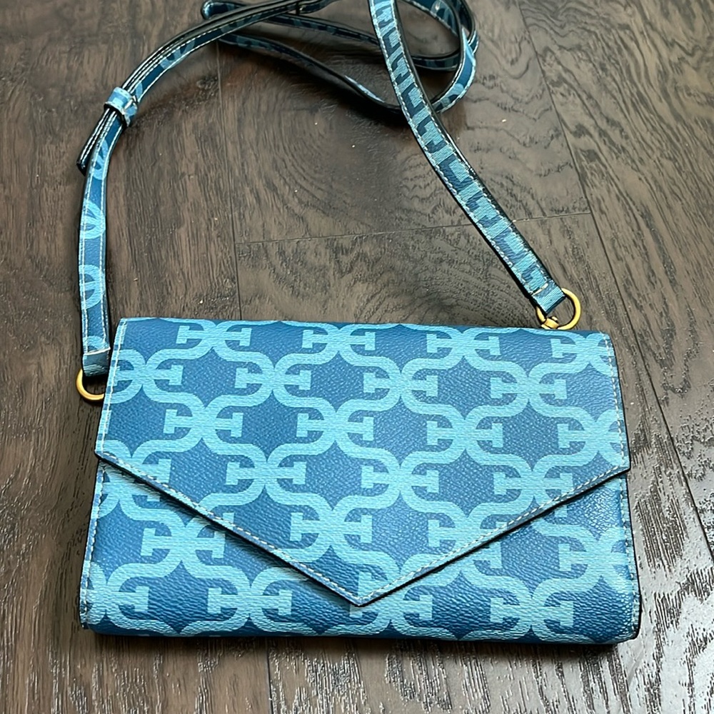 Sam Edelman Blue Crossbody Wallet